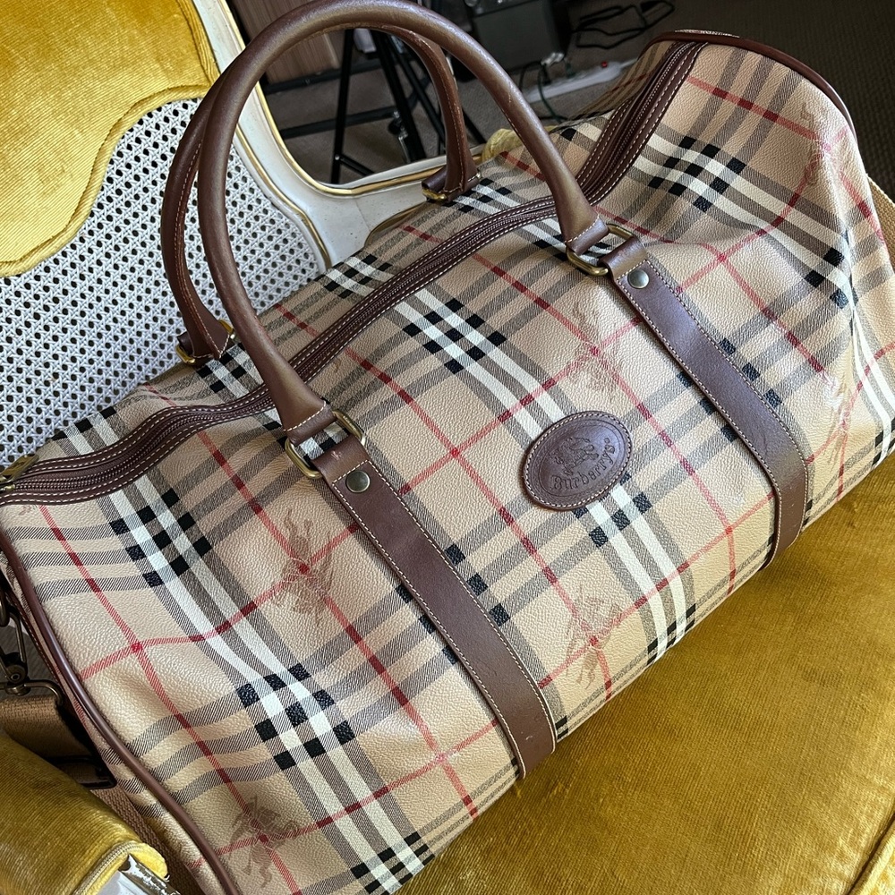 Burberry Check Travel Bag